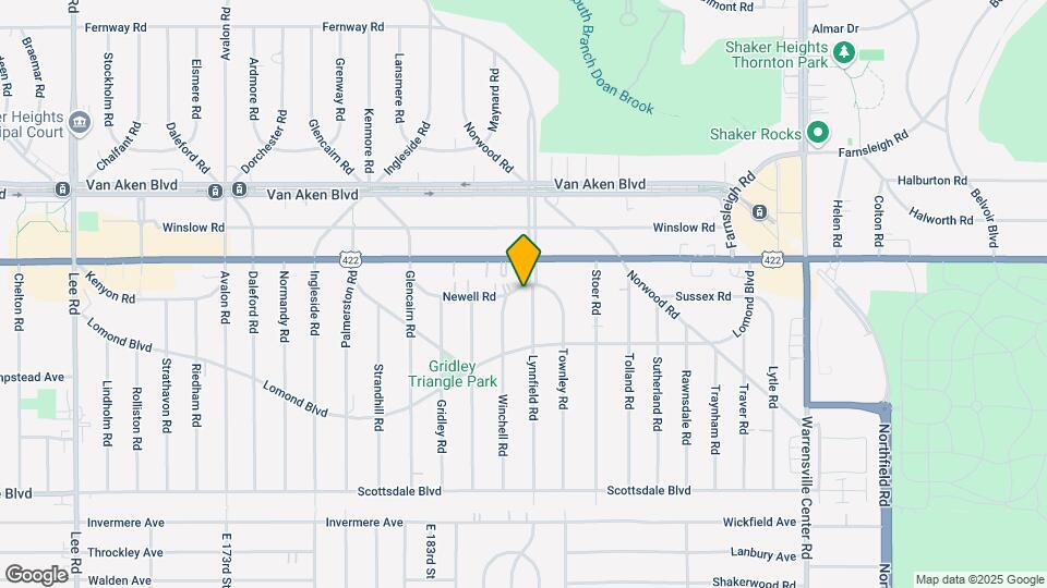 18722 Newell Rd-Unit -1 Map and Location Details