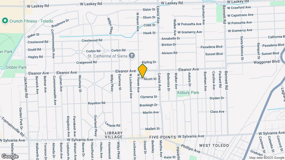 1119 Alcott St Mapa y Detalles de la Ubicación