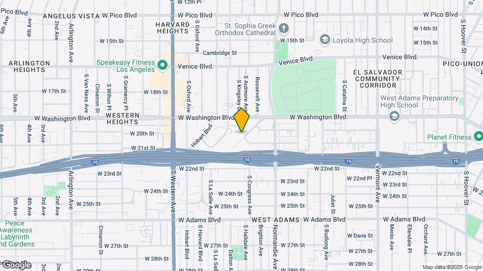 1959 S La Salle Ave Mapa y Detalles de la Ubicación