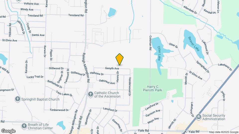 3850 Hanna Dr Map and Location Details