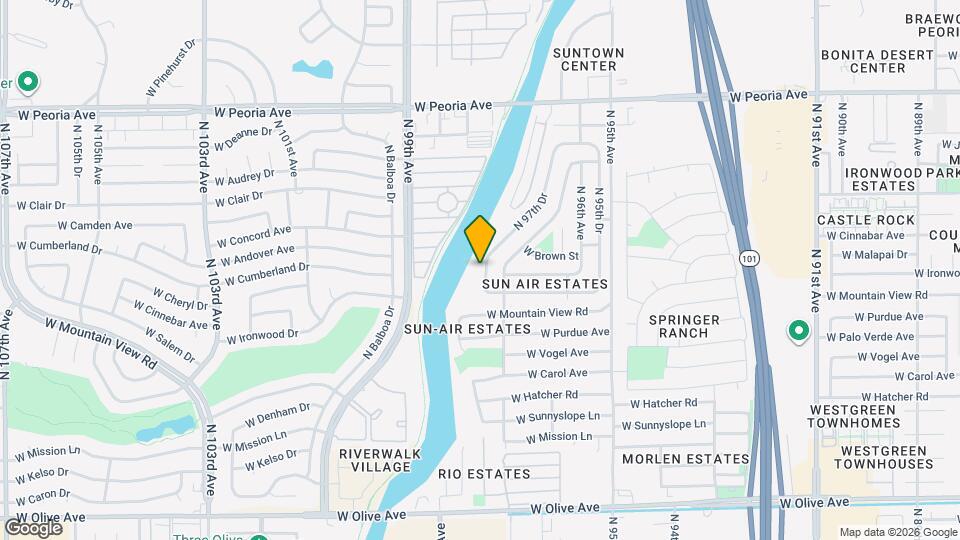 9920 N 97th Dr Map and Location Details