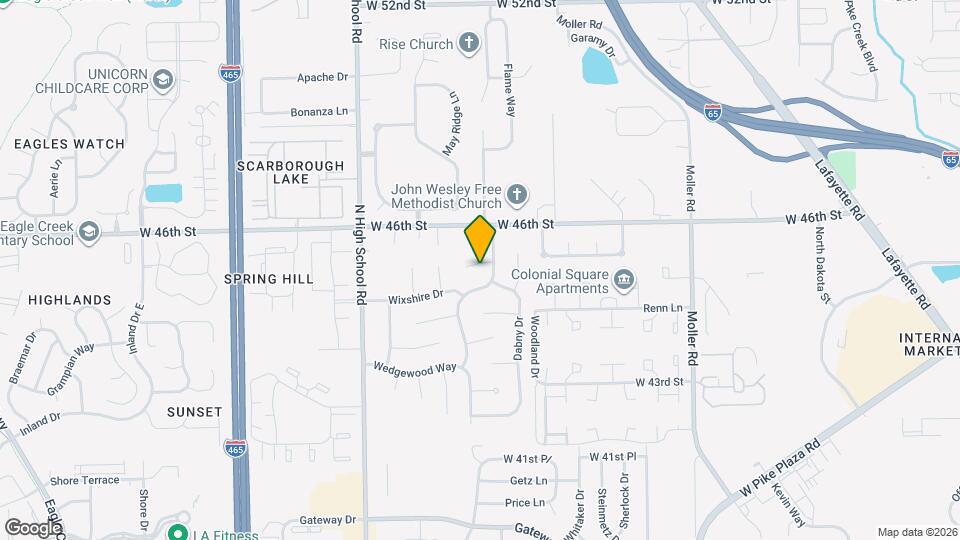 5929 Wixson Ct Map and Location Details