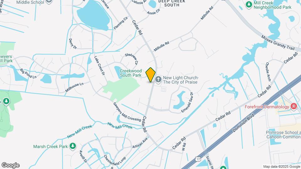 2349 Cedar Rd Map and Location Details