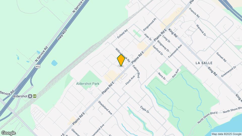 391 Plains Rd E Map and Location Details