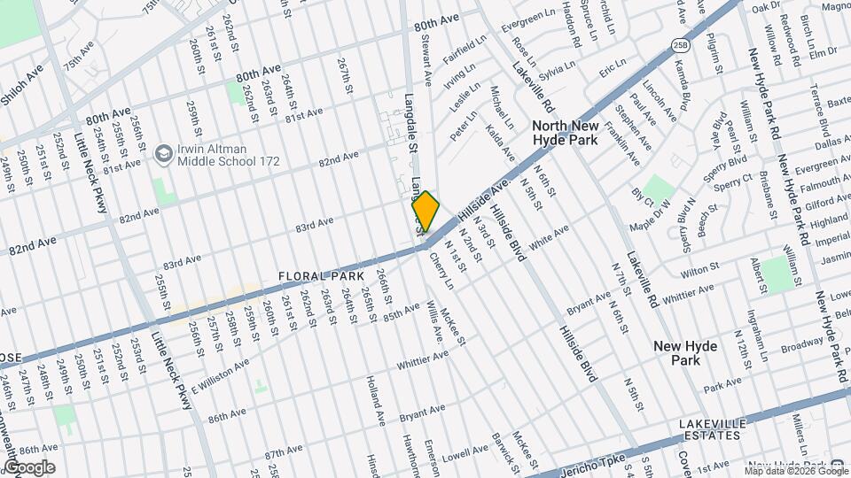 270-01 Hillside Ave. Map and Location Details