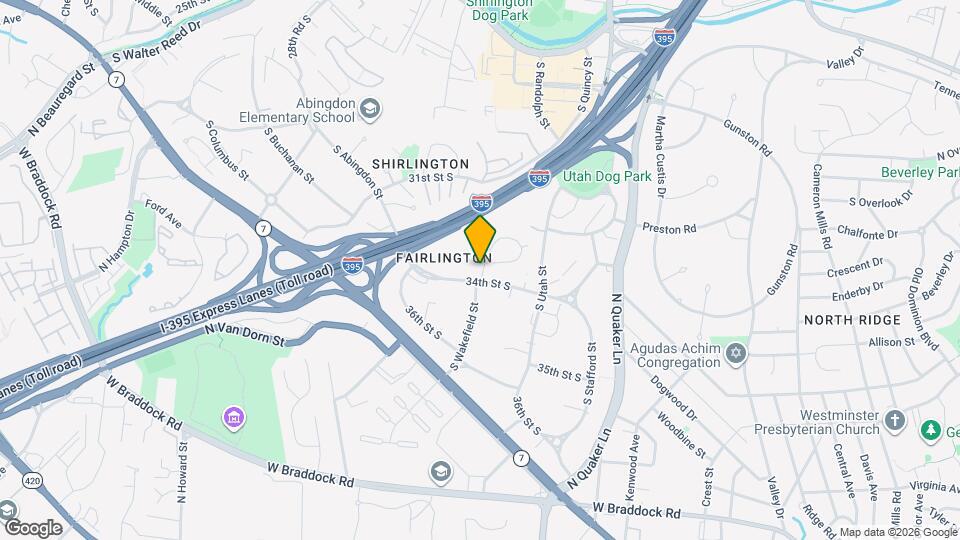 3342 S Wakefield St Map and Location Details