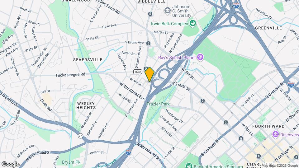 105 S Summit Ave Map and Location Details