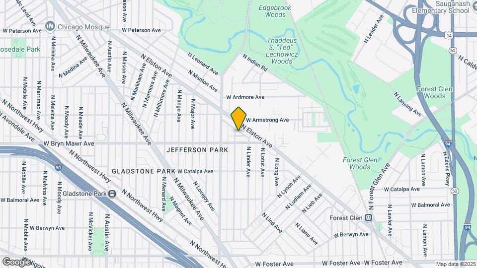 5619 N Luna Ave, Unit Garden Mapa y Detalles de la Ubicación
