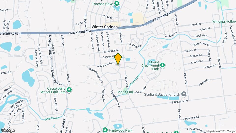 109 N Alderwood St Map and Location Details