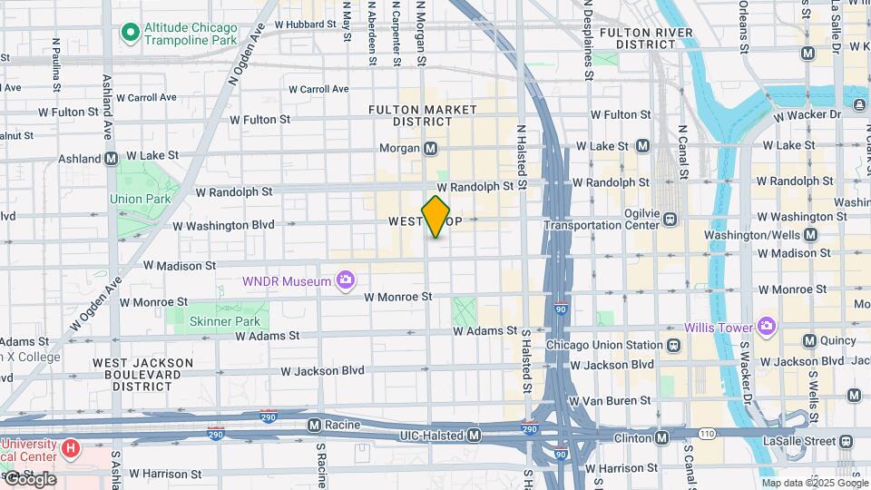 19 N Morgan St Map and Location Details