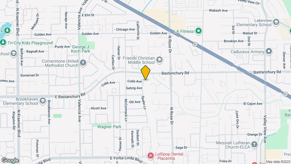 1950 Spahn Ln Map and Location Details