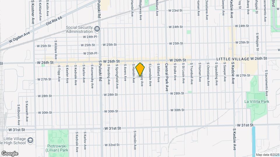 2700 S Ridgeway Ave Map and Location Details