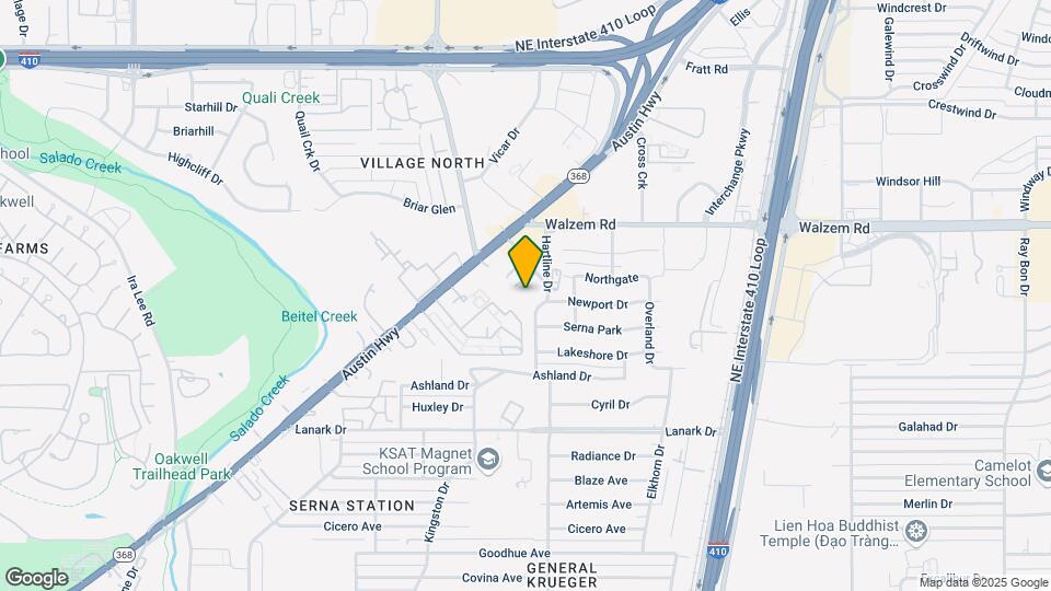 403 Hartline Dr Map and Location Details