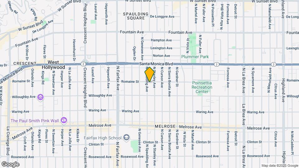 942 N Spaulding Ave Map and Location Details
