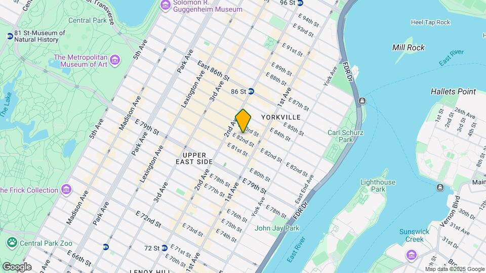 331 E 82nd St Map and Location Details