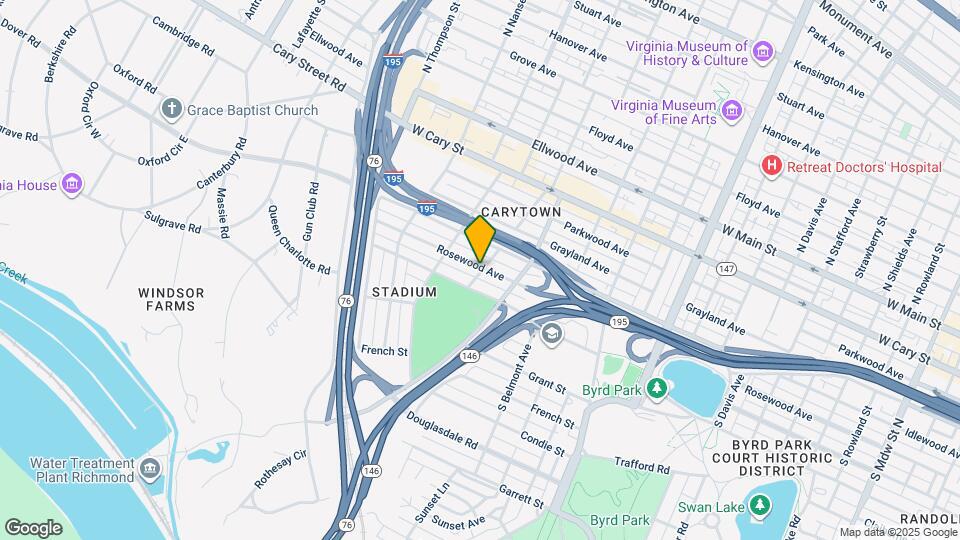 3301 Rosewood Ave Map and Location Details