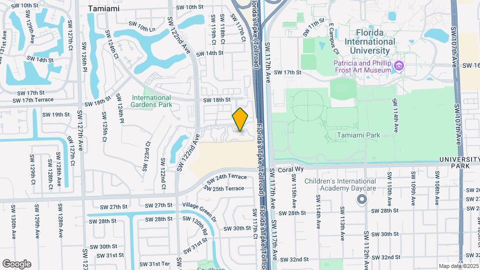 11790 SW 18th St Map and Location Details