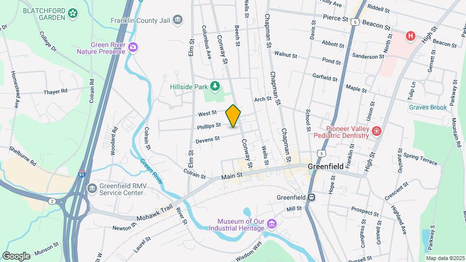 25 Devens St Mapa y Detalles de la Ubicación