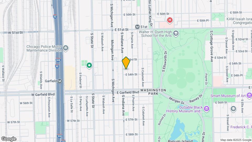 5349 S Indiana Ave Mapa y Detalles de la Ubicación