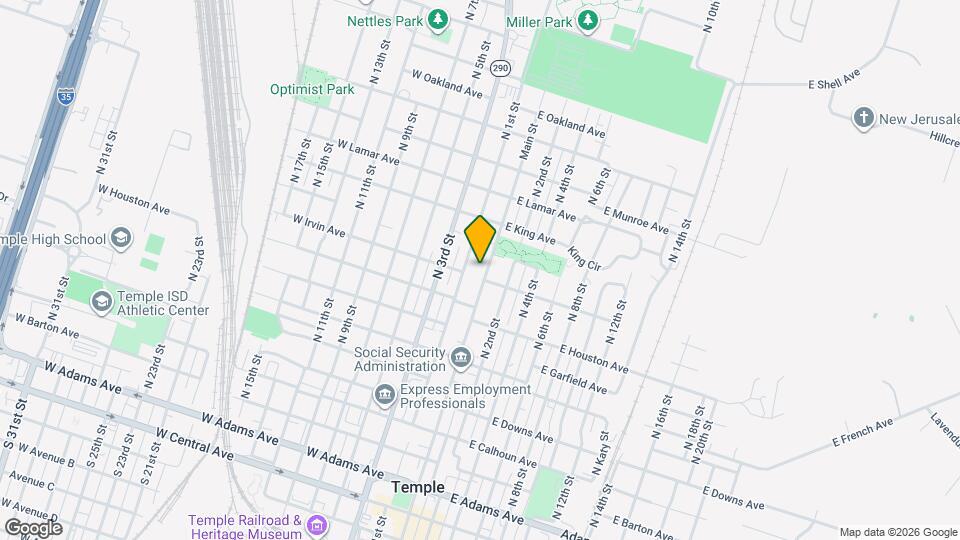 904 N Main St Map and Location Details