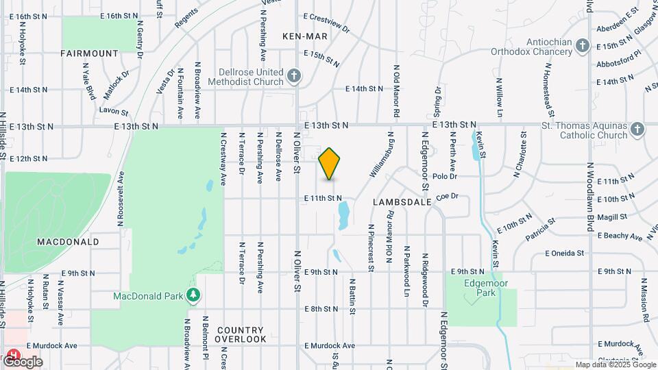 1219 N Harding Ave Map and Location Details