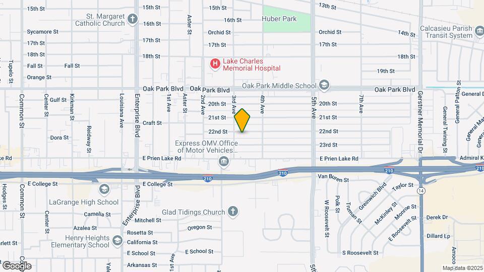 1909 23rd St Map and Location Details