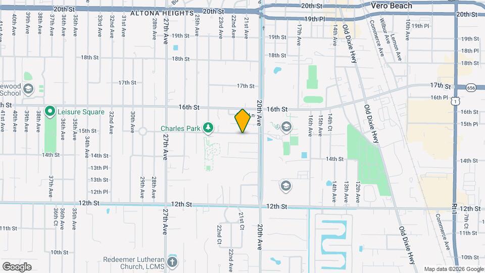 2045 15th St Map and Location Details