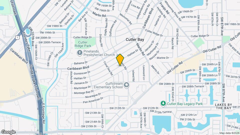 9750 Jamaica Dr Map and Location Details