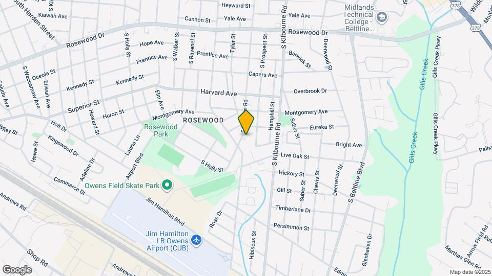 820-822 S Bonham Rd Map and Location Details