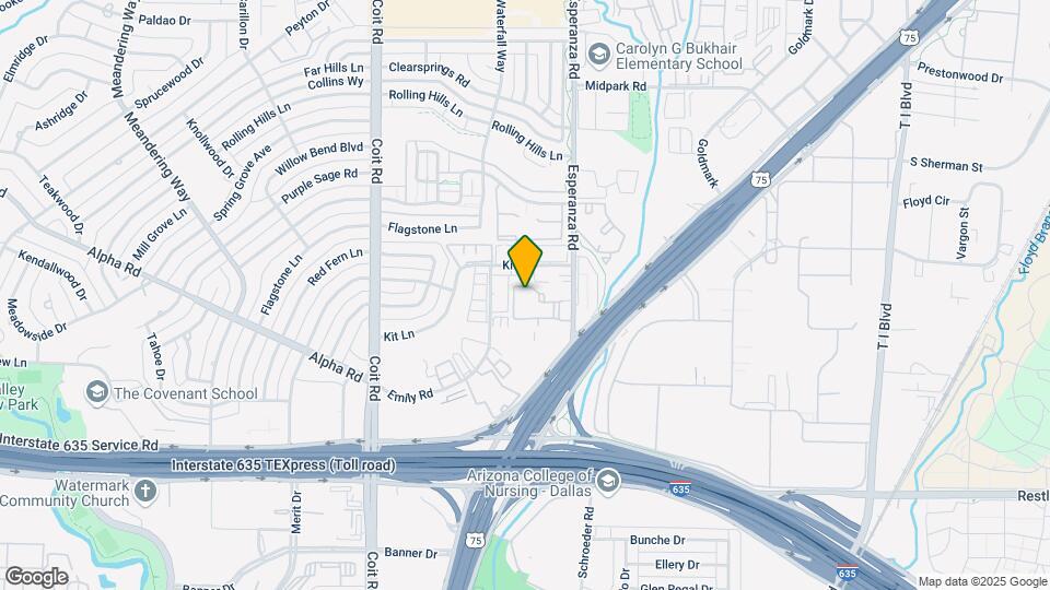 Cottonwood Dallas Apartments Map and Location Details