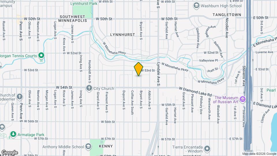5320 Bryant Ave S Map and Location Details