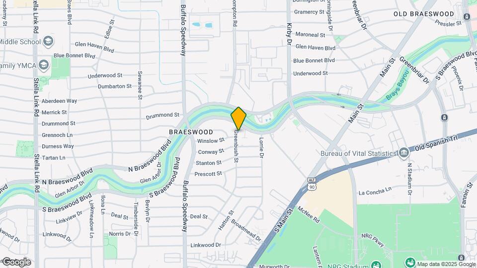 7911 Greenbush St Map and Location Details