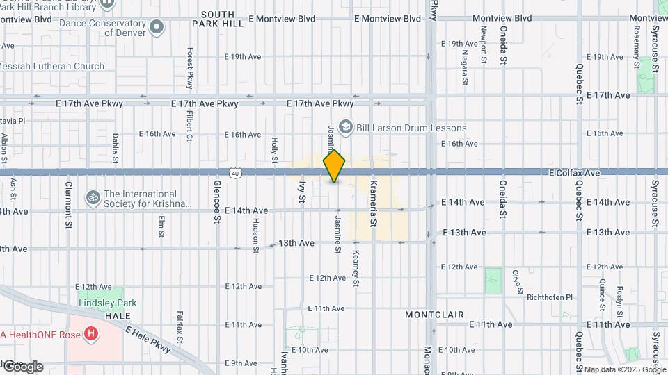 1455 Jasmine St Map and Location Details