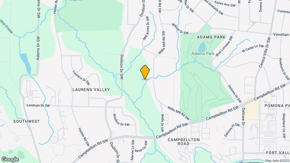 1735 Willis Mill Rd SW Map and Location Details
