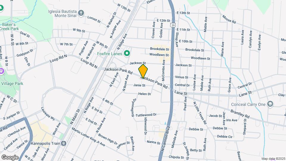 White Oak Apartments of Kannapolis, Inc. Map and Location Details