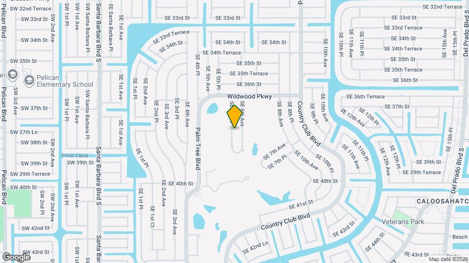 3649 SE 5th Ct Mapa y Detalles de la Ubicación