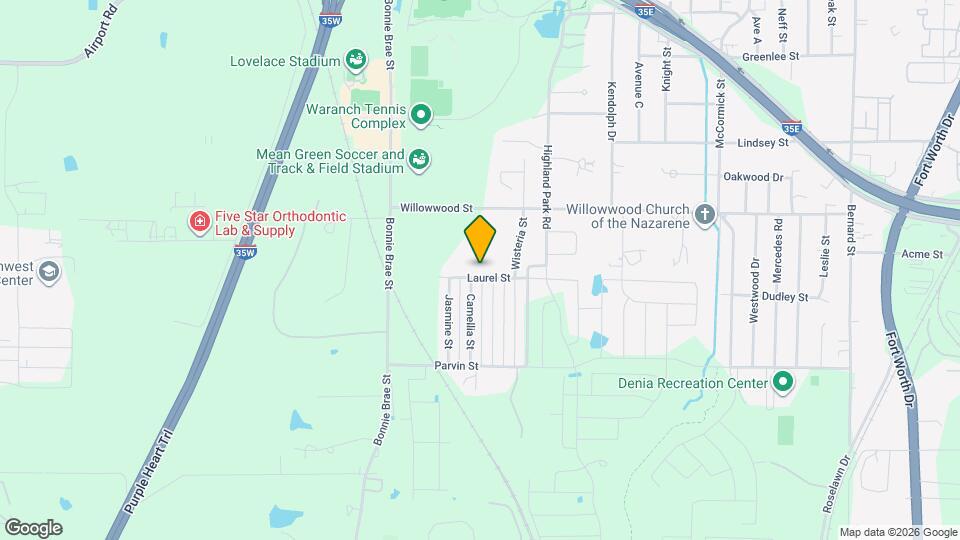 2200 Laurel St Map and Location Details