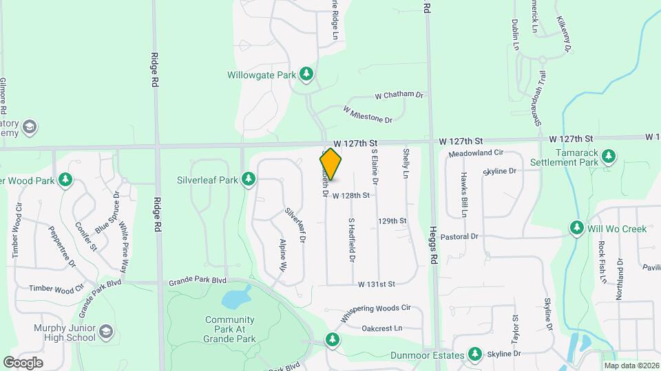 12755 S Elizabeth Dr Map and Location Details