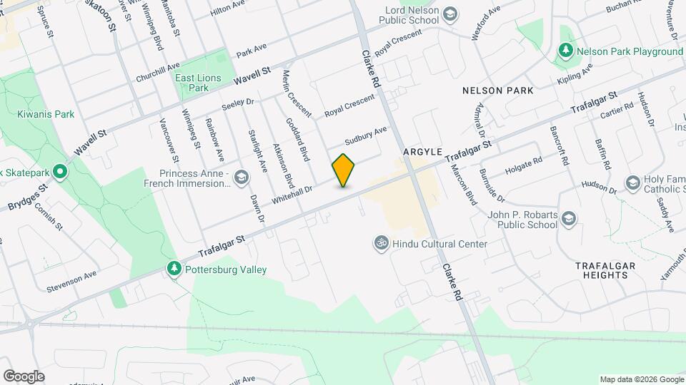 1794 Trafalgar St Map and Location Details