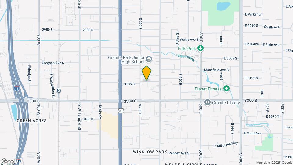 222 E Crestone Ave Map and Location Details