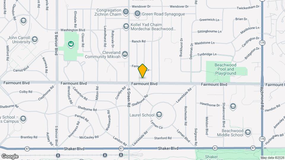 23213 Fairmount Blvd Map and Location Details