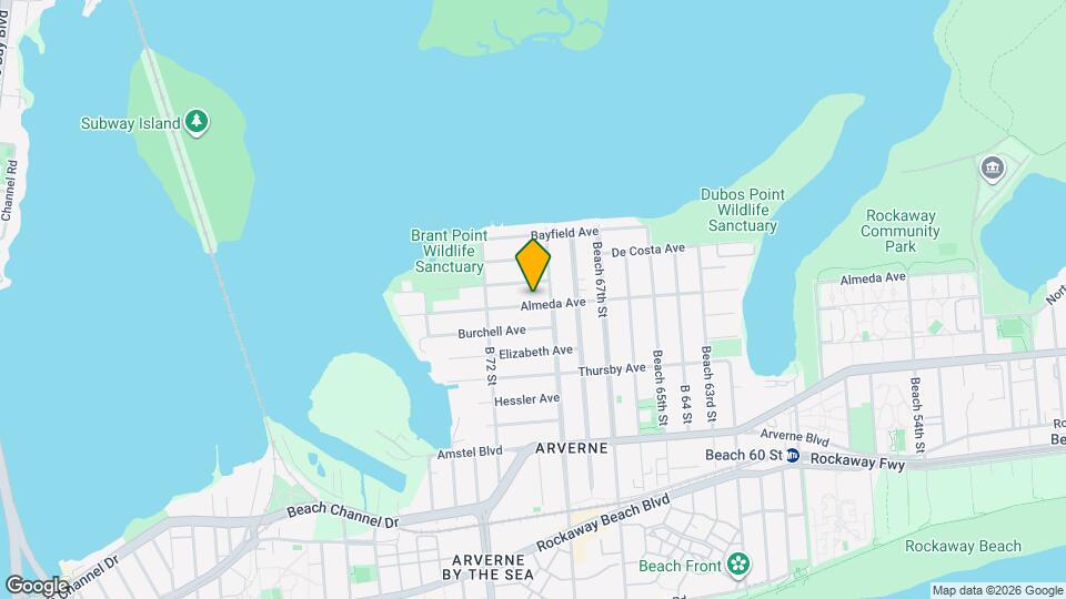 69-16 Almeda Ave Map and Location Details