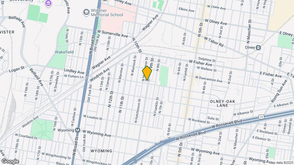 903 Lindley Ave, Unit 2nd fl Map and Location Details