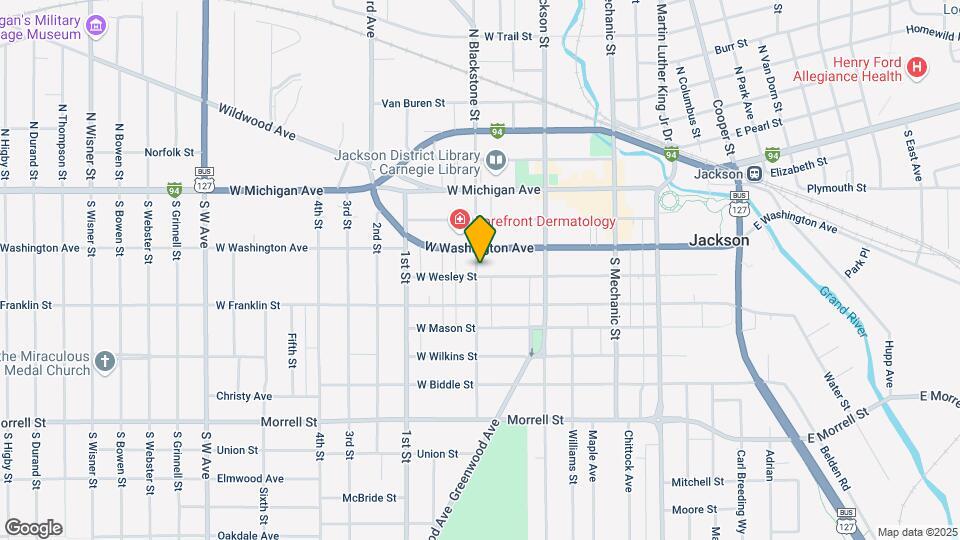 238 W Wesley St Map and Location Details