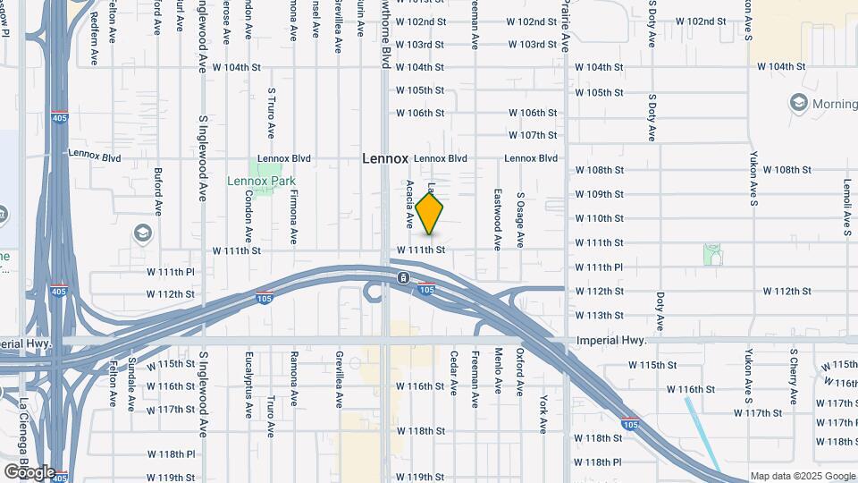 11037-11039 Larch Ave Map and Location Details