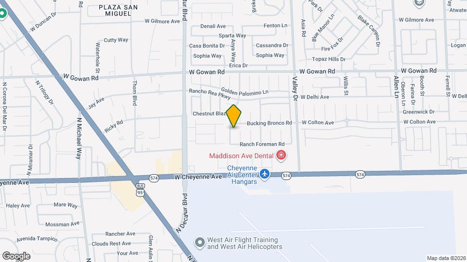 3340 Strawberry Roan Rd Map and Location Details