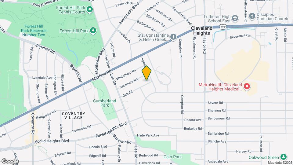 3235 Oak Rd Map and Location Details