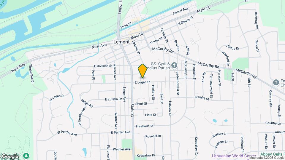 613 Walnut St, Unit 2 Map and Location Details
