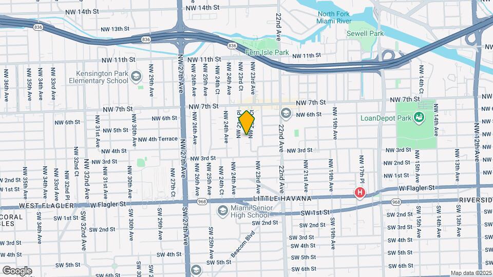 432 NW 23rd Ct Mapa y Detalles de la Ubicación