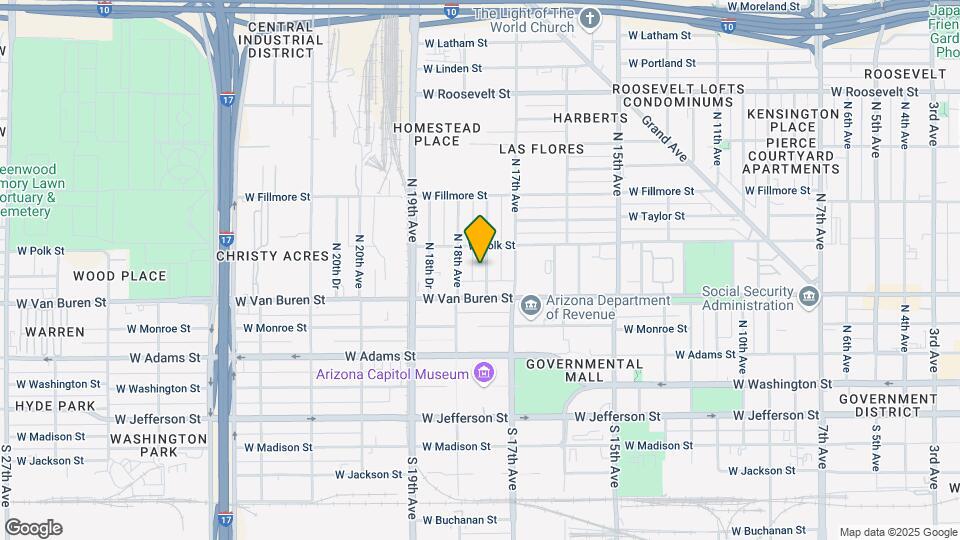 322 N 17th Dr-Unit -1 Map and Location Details